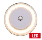 LED-Deckenleuchte Kunststoff weiß mit dimmbarem Touch-Schalter