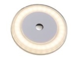 LED-Deckenleuchte Aluminium, Kunststoff mit dimmbarem Touch-Schalter Ø74 mm