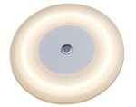LED-Deckenleuchte Aluminium, Kunststoff mit dimmbarem Touch-Schalter Ø120 mm