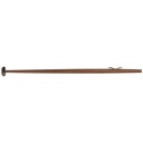 Flaggenstock, Lackiertes Holz,, L=1250mm, Ø28mm, Fuß Ø