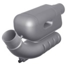 Vetus Kunststoff-Wassersammler LSL90 Ø90mm
