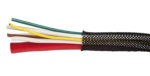 Kabelummantelung geflochten schwarz ø3-9mm 10m