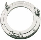 Bullauge Messing verchromt 205mm