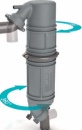 Vetus Kunststoff Schwanenhals / Schalldämpfer Ø40mm