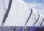 Bändselgurte  4x grau, 1,5m
