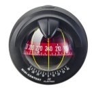 Mini-Wettbewerbskompass, schwarz und rosa, spitz zulaufend