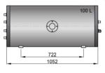 Doppelspiralboiler WHT100, Frischwasser 75L