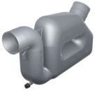 Vetus Wassersammler WLOCKL50S Ø50mm