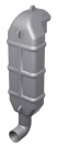Vetus Schwanenhals WLOCKLT60, Ø60mm